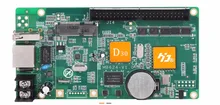 free shipping Asynchronous RGB controller HD-D30+wifi with 4*HUB75 data interface lintel RGB full color led display