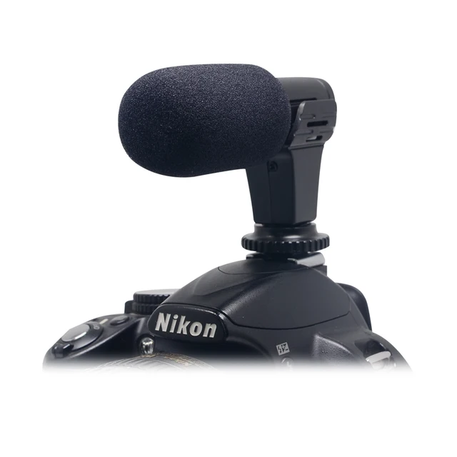 Microphone Mini Portable 3.5mm Condenser For SLR DSLR Smart Video Camera Outdoor Interview Mic Microphone With windproof cover