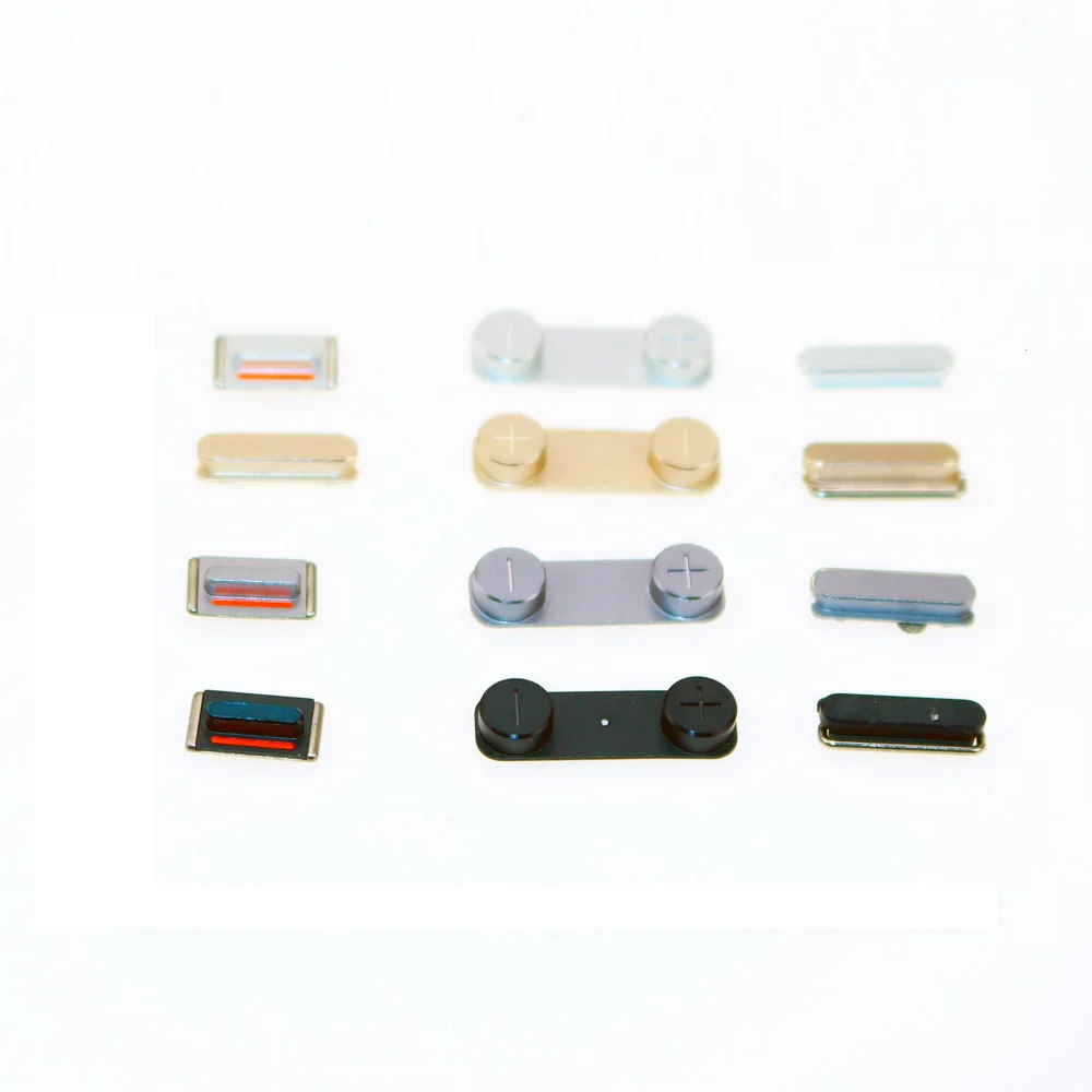 Phone Keyboard Parts Side Button for iPhone 4 4s 5 5S Power On Off Volume Switch Mute