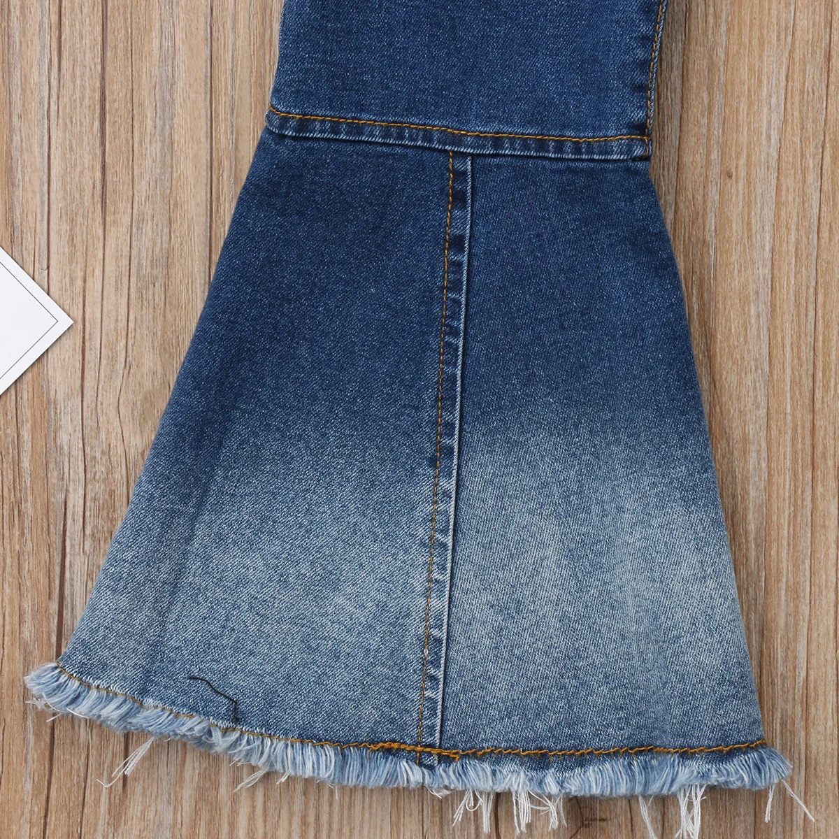 Pudcoco/модные джинсы для девочек джинсы с широкими штанинами для маленьких девочек детские осенние длинные брюки