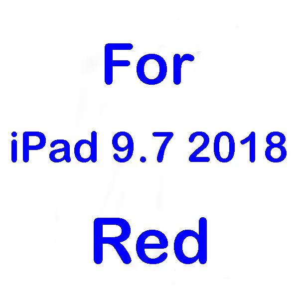 Xundd противоударный чехол для iPad Pro 10,5 11 дюймов прозрачный Анти-осенний защитный чехол для планшета для iPad 9,7 / Mini 4 - Цвет: for 2018 9.7-Red