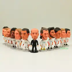 12 шт./лот/, футбольный игрок, звезда, RM2018-White C. Ronaldo Zidane Ramos Bale Benzema Isco Kroos Фигурка 2,5 "Action Dolls