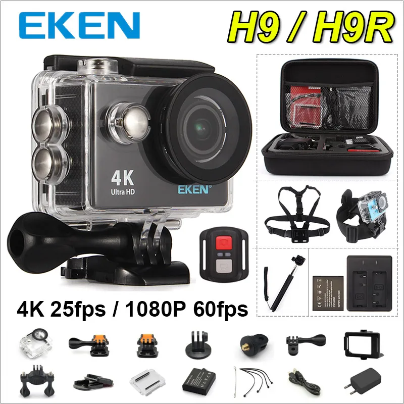 Prix pour Camera Action 100% D'origine Eken H9/H9R Ultra HD 4 K 30 M sport 2.0 "Écran 1080 p FHD aller étanche pro caméra Prix pour Camera Action 100% D'origine Eken H9/H9R Ultra HD 4 K 30 M sport 2.0 "Écran 1080 p FHD aller étanche pro caméra