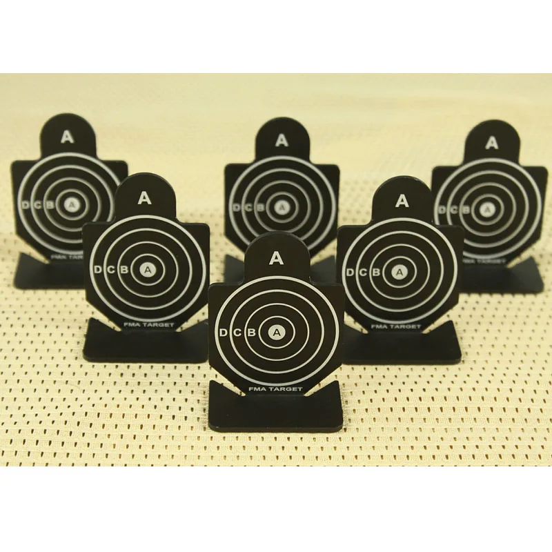 

6 Pcs/pack Tactical Airsoft Shooting Metal Target Set shooting Target Practice Accessories