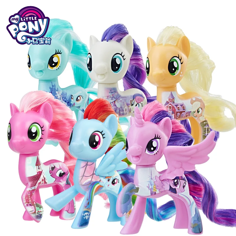

My Little Pony Toys Friendship Is Magic Twilight Sparkle Apple Jack Flutter Shy PVC Action Figure Collectible Model Doll Toys