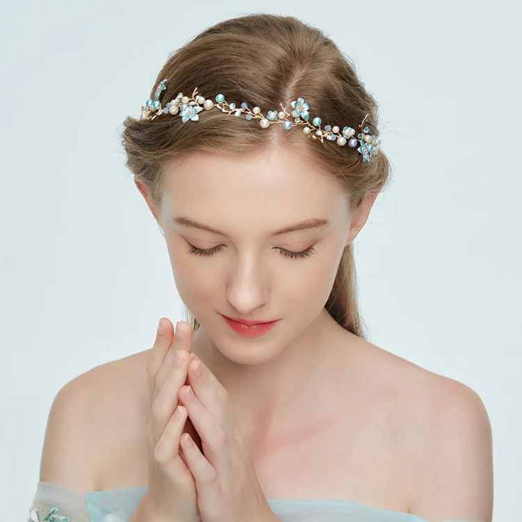 MD234 blue flower Headbands (6)