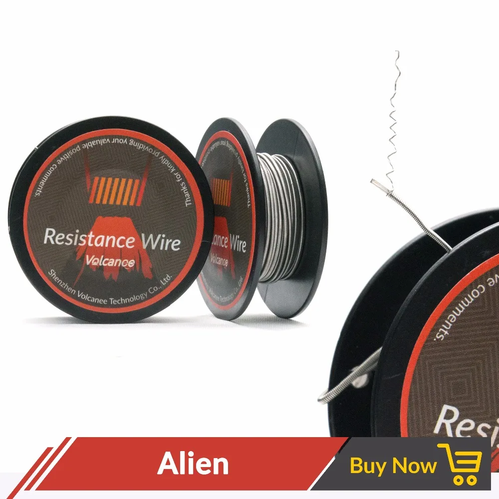 Плоская проволока Volcanee 5 м/рулон Alien Clapton Wire Tiger для RDA RBA перестраиваемый