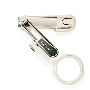 

MR.GREEN professional stainless steel nail clippers with magnifying glass old man foot nail clipper belt finger scissors