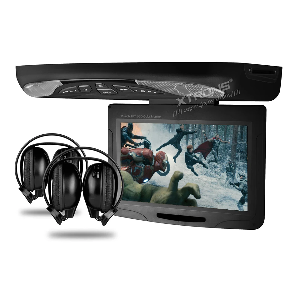 11.3 "auto Dak Gemonteerde Dvd speler Drop Down Monitor Met 32 Bits