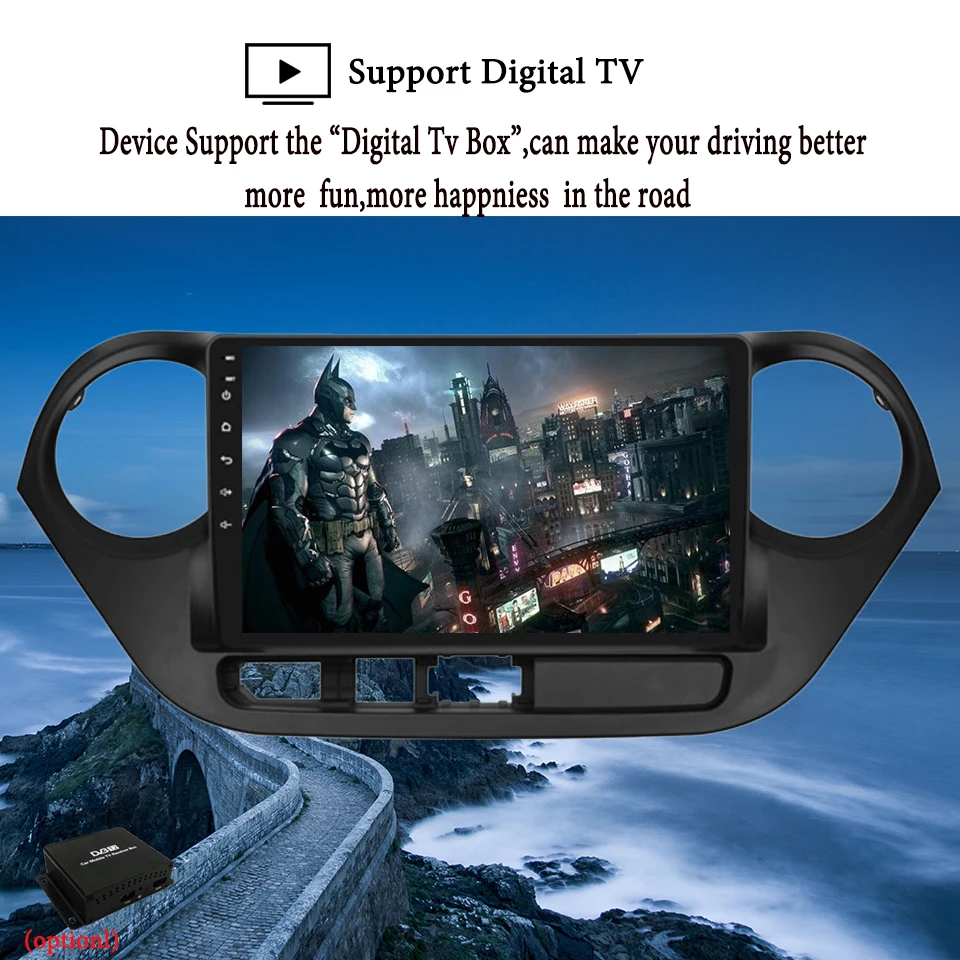 Cheap Octa Core 4GB RAM 64GB ROM Android 9.1 Car DVD Multimedia Player Radio For Hyundai I10 LHD Diver 2013-2018 Carplay Head Unit 17
