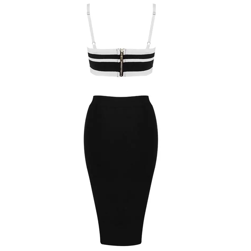 New Summer Celebrity Party Bodycon Bandage Dress Women Spaghetti Strap 2 Two Piece Set Sexy Night Out Club Dress Women Vestidos New Summer Celebrity Party Bodycon Bandage Dress Women Spaghetti Strap 2 Two Piece Set Sexy Night Out Club Dress Women Vestidos
