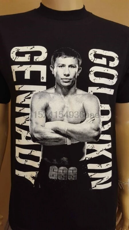 

Triple G T-Shirt POSTER GGG Gennady Golovkin Black Boxing Best T Shirt - Tee