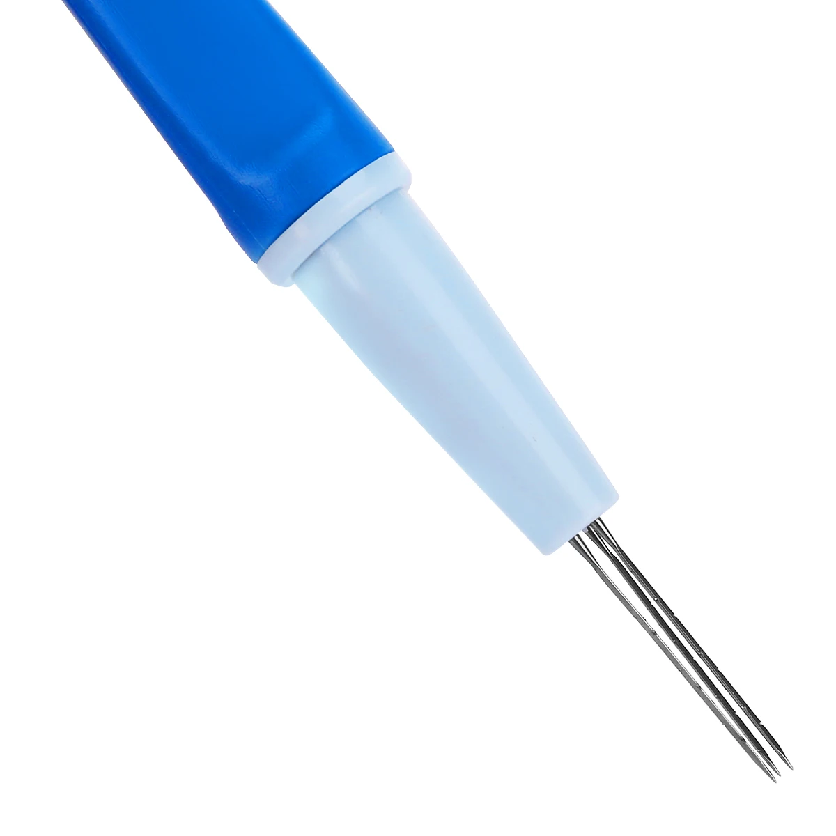 1pc Needle Felting Tool With 3 Needles Plastic Handle Knitting Tools Wool Embroidery Craft Pen Shape Felted Kit
