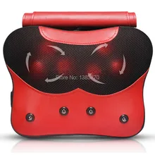 Новинка, как показано по телевизору, Массажная подушка для шеи и плеч, массажная подушка шиацу, подарок на Рождество