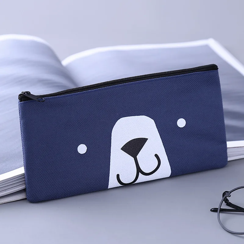 kawaii Bear Oxford cloth Pencil Case Office Student Pencil Cases Kalem Kutusu School Supplies Pen Box Astuccio Scuola - Цвет: 3