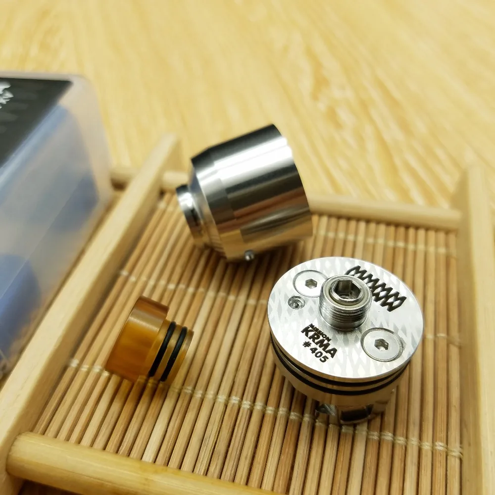  CYAN SXK Krma RDA Atomizer with BF Pin 316 Stainless Steel 22mm Diameter Vaporizer Tank vs Reload X