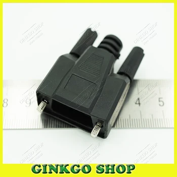 

10pcs/lot Black DB9 Shell Serial RS232 Shell Platic DIY Programming Cable Thicker Type Good Quality Free Shipping