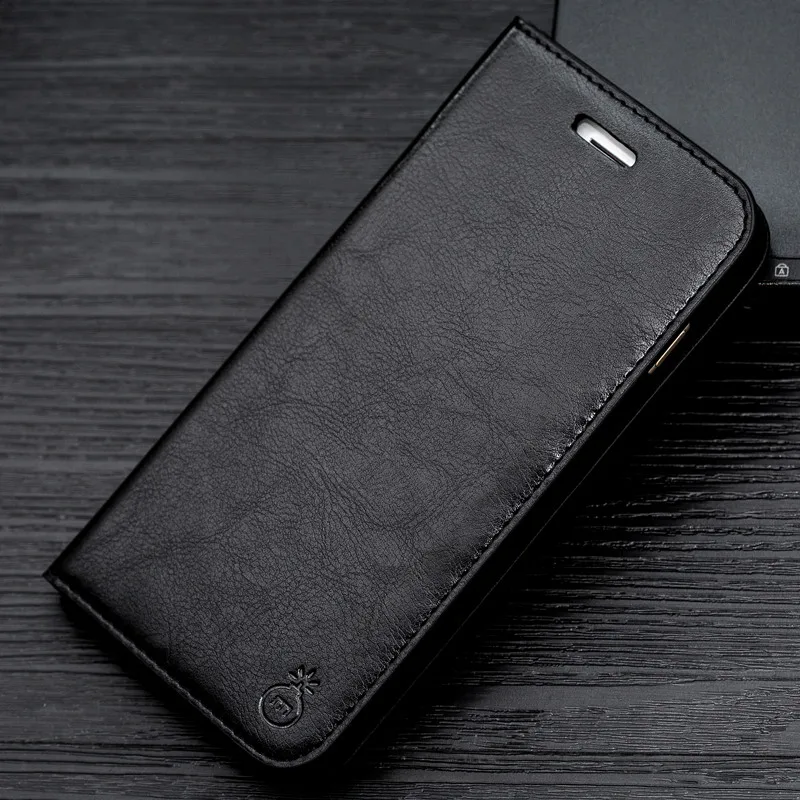 Musubo Роскошный кожаный чехол-подставка для samsung Galaxy S9 Plus S8 Note 9 8, чехол для iPhone 11 Pro Max Xs XR 8 Plus 7 6 - Цвет: Черный