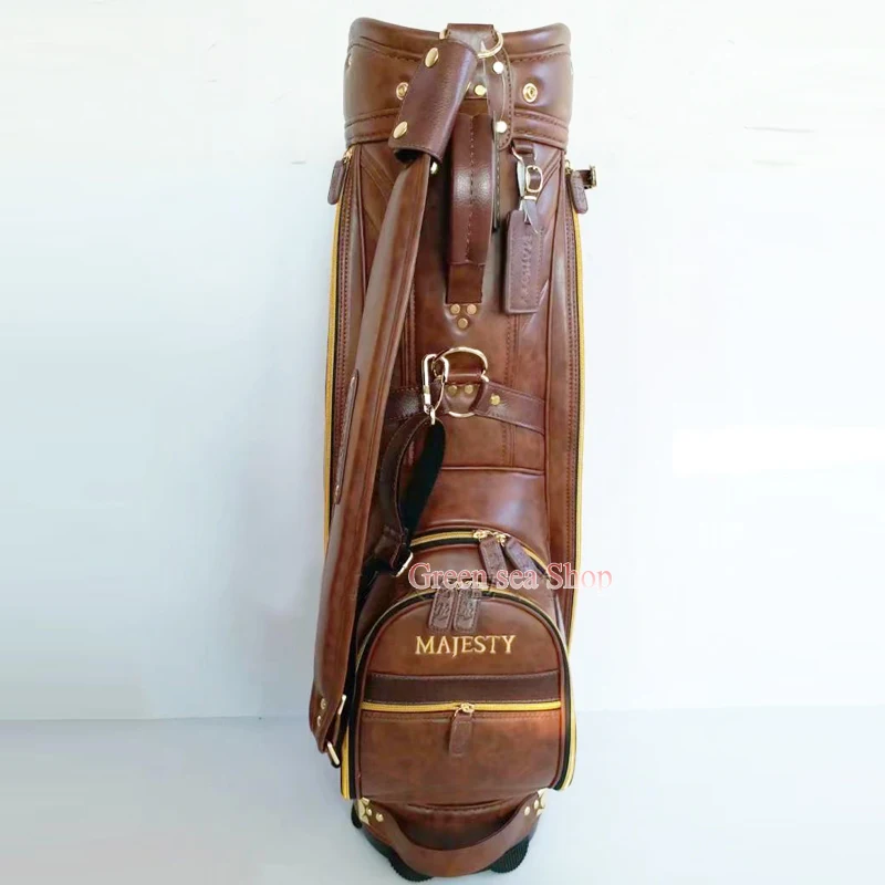 Новинка, Высококачественная сумка для гольфа, черного/коричневого цвета на выбор, 9,5 дюймов, сумка для гольфа