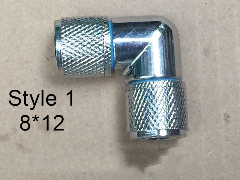 

Computer Water Cooling Cooler Hose Combination 8*12 / 9.5*12.7 90 Degree Fast Twist Combination