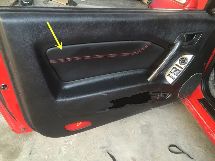 Customzied Color Microfibre Leather Interior Door Panel Cover For