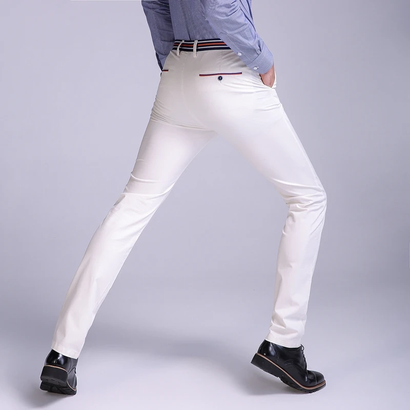 Mens pants 2017 Upscale mens casual cotton pants Classic Men Pants Male