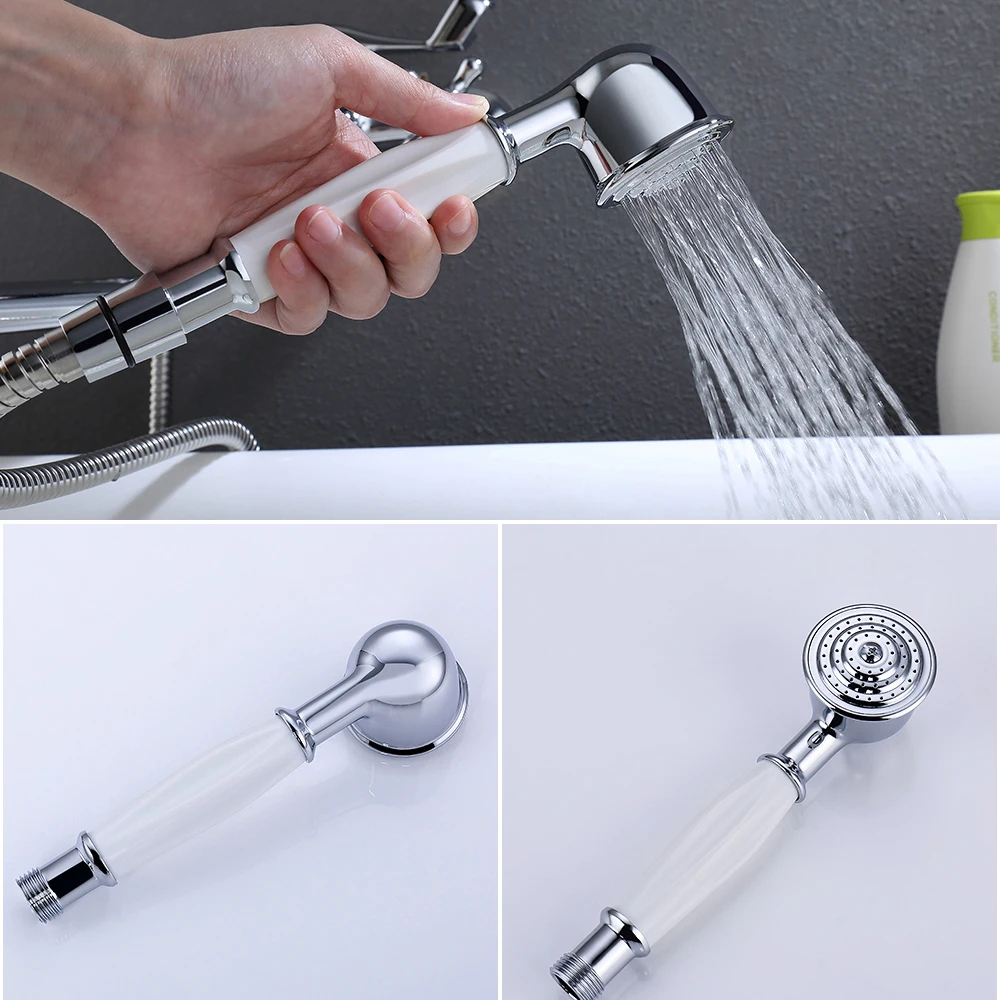 Online Micoe Badewanne Wasserhahn Wand Montiert Bad Dusche Wasserhahn Bad Dusche Wasserhahn Set Wasserfall Messing Dusche Wasserhahn Dusche Mixer M A3022