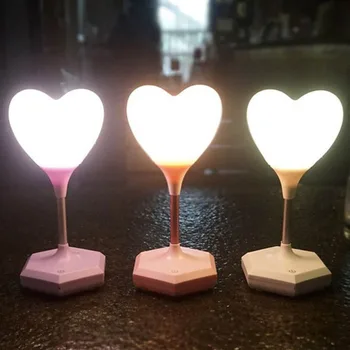 

Romantic Love Night Light Lamp Night Light Environment USB Charge Sensor Light Touch Me Party Room Decor Gift