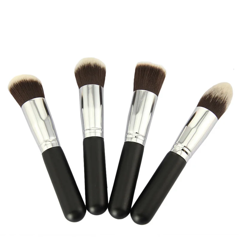 Brand 4Pcs Synthetic Makeup Brush Set Cosmetics Foundation Blending