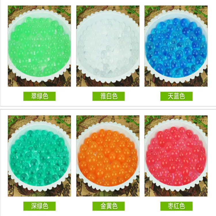 10000 pcs/bag 11 kinds of color crystal mud crystal earth sponge crystal beads colored pottery bubble beads soilless cultivation