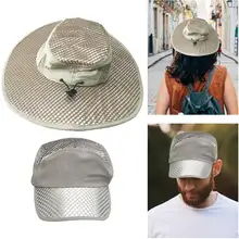 Arctic cap Brim cap Cool Cooling Ice cap пляжная уличная Солнцезащитная шляпа с защитой от ультрафиолета защищает вас от холода