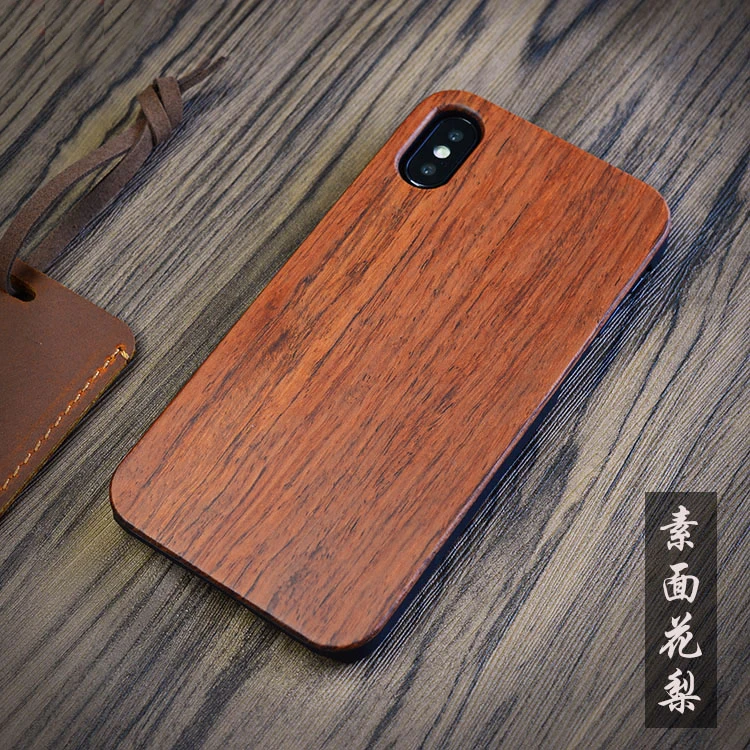 Для iphone X Деревянный чехол из натурального дерева и пластика 2в1 Анит-стук Роскошные вырезанные из дерева чехол для iphone X Жесткий Чехол