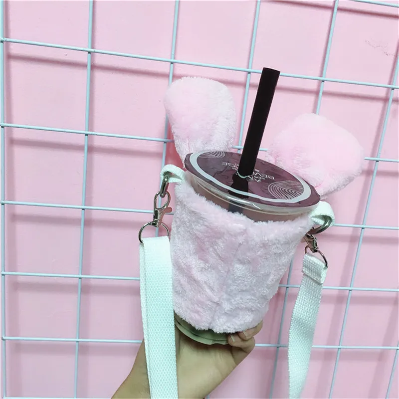 Milk bear/Модная женская милая мягкая сумка через плечо распродажа Сумка с кроликом