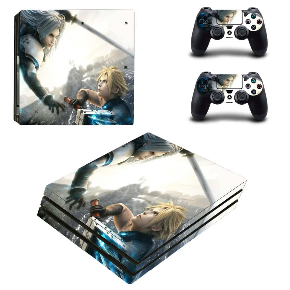 Final Fantasy наклейка PS4 Pro кожи наклейки для Sony PlayStation 4 консоли и контроллеры
