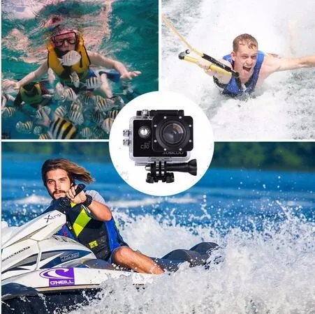 SOOCOO C30 Wi-Fi 2 K Gyro 2,0 ЖК-дисплей NTK96660, позволяющая погружаться под воду на глубину до 30 м Водонепроницаемый спортивные Камера+ 1 дополнительная Батарея+ Батарея Зарядное устройство