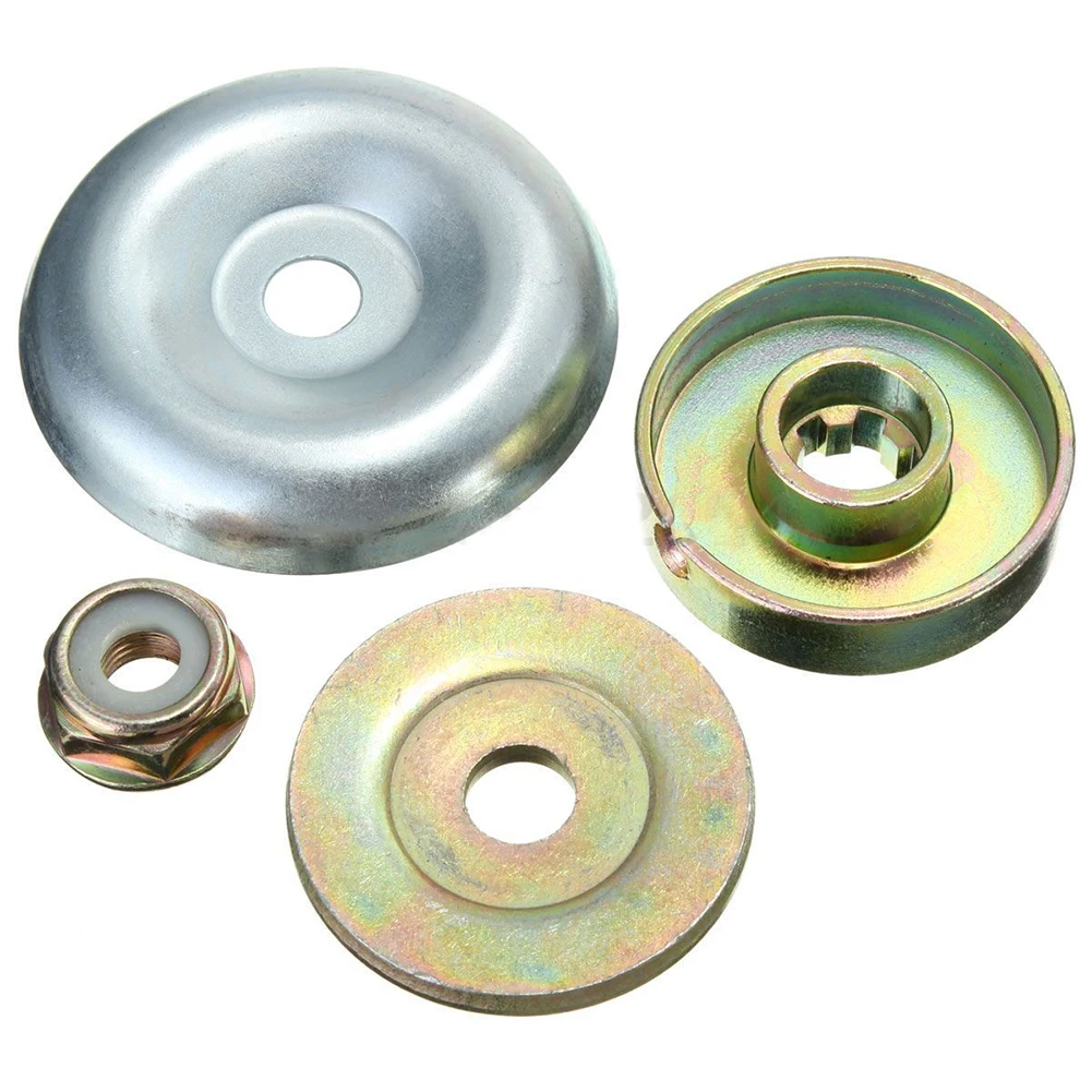 

YOTHG 4Pcs/Set Replacement Metal Gearbox Blade Nut Fixing Kit Tool For Strimmer Brushcutter Trimmers