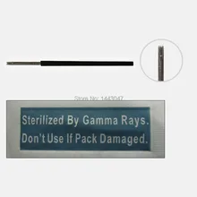 Одноразовые 50 шт 7R Иглы для татуировки губ и 50 шт 5R колпачки для татуировки для перманентного макияжа merlin тату-машинок