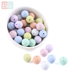 Bite Bites 20pcs Baby Silicone Beads Granite Chewing Perle Silicone Children's Goods Making Round Bead Silicone Baby Teether Bite Bites 20pcs Baby Silicone Beads Granite Chewing Perle Silicone Children's Goods Making Round Bead Silicone Baby Teether