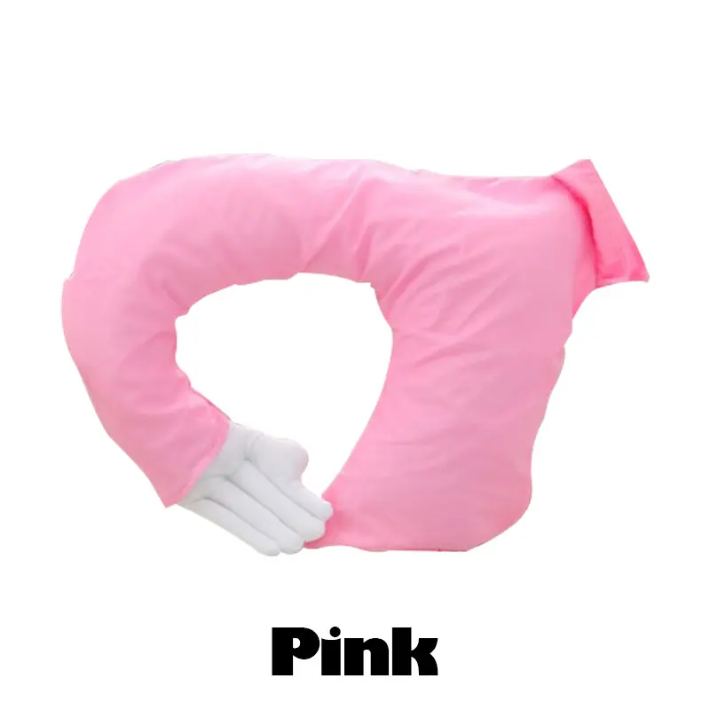 Забавный бойфренд рука бросок шерстяная тканевая Подушка тело обнимает девушка подушка кровать практичный домашний подарок для хорошего сна - Цвет: Розовый