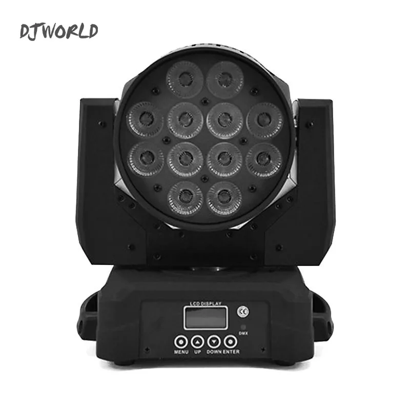 

LED 12x18w Moving Head light RGBWA UV Wash stage fixture dmx 512 controller For Stage Disco Club Party churches, concert product