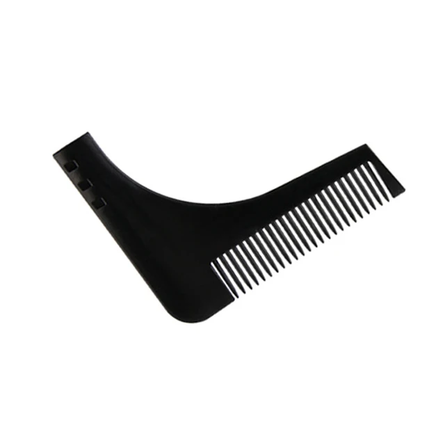 Durable Plastic Men Beard Trimmer Comb 2 Colors Gentleman Beard Shaving