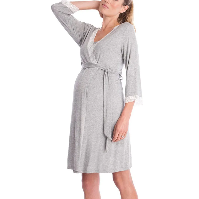 Buy Maternity Breastfeeding Dress Nursing Clothes For