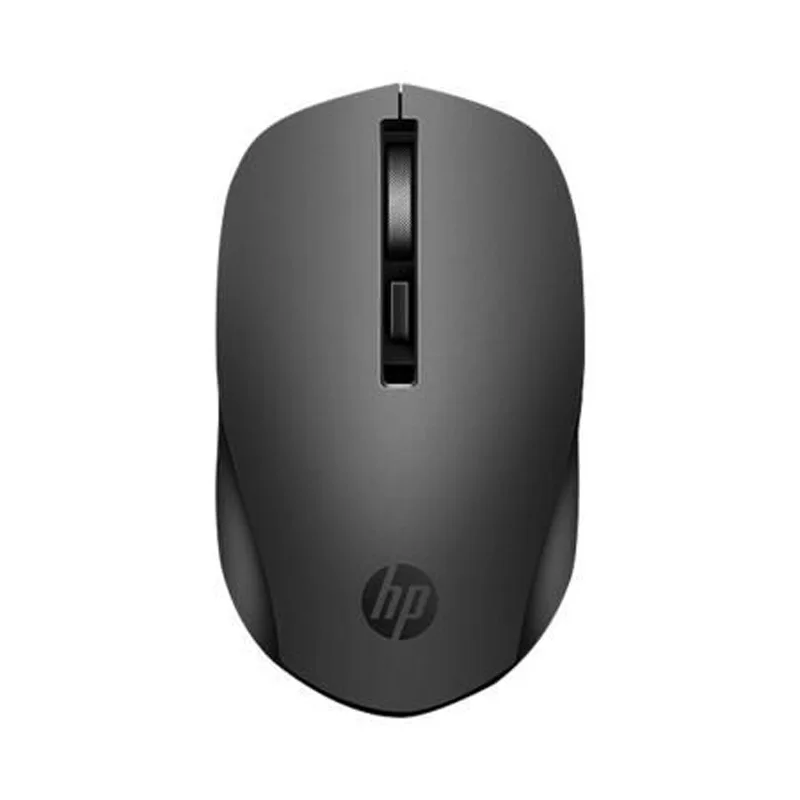 Новая беспроводная мышь hp S1000 2,4G, настольный ноутбук, компьютерные мыши 1600 точек/дюйм, расширенная невидимая оптическая беззвучная мышь черного и белого цвета игровая мышка - Цвет: Black HP-S1000