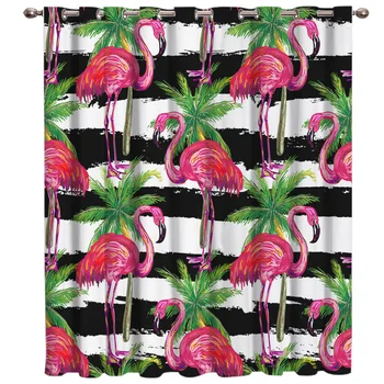 

Nordic Flamingo Room Curtains Large Window Window Curtains Dark Window Blinds Decor Outdoor Bedroom Kitchen Kids Window Treat