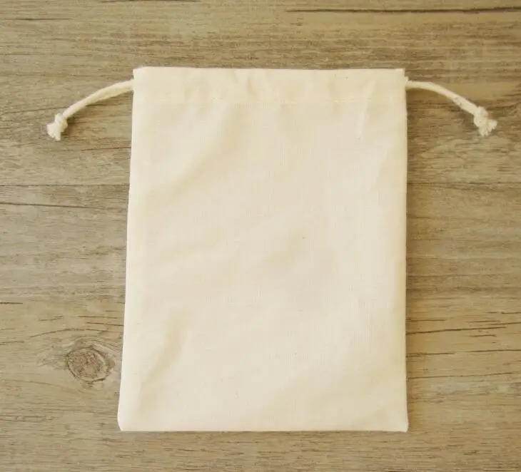 Хлопок Drawstring сумка Саше Ювелирные изделия/посылка/косметика/подарка/Свадебные/вечерние/парик/обувь/макияжные пакеты карман с логотипом, рисунком по индивидуальному заказу 50 P - Цвет: SKCMPB 50p
