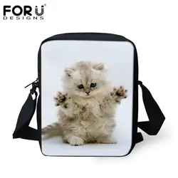 Forudesigns каваи 3D кошка Для женщин Сумки Малый Сумка для дам известный бренд Средства ухода за кожей сумка Школьный Bolsa