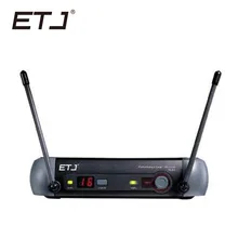 ETJ Marca Profissional UHF Sistema de Microfone Sem Fio PGX Receiver