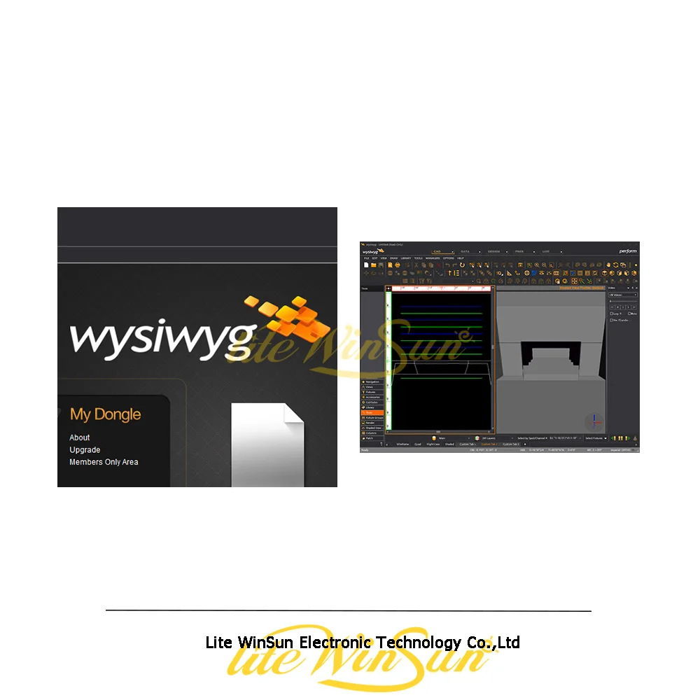 Litewinsune FREESHIP WYSIWYG R40 3D CAD Applications for Stage Lighting Design