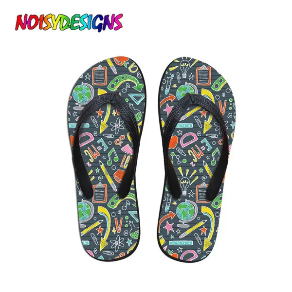 WZH0518AB-N NOISYDESIGNS/ дизайн; серые шлепанцы для школы; женские летние уличные Вьетнамки; женские пляжные сандалии; тапочки; sapato feminino - Цвет: WZH0518AB-N
