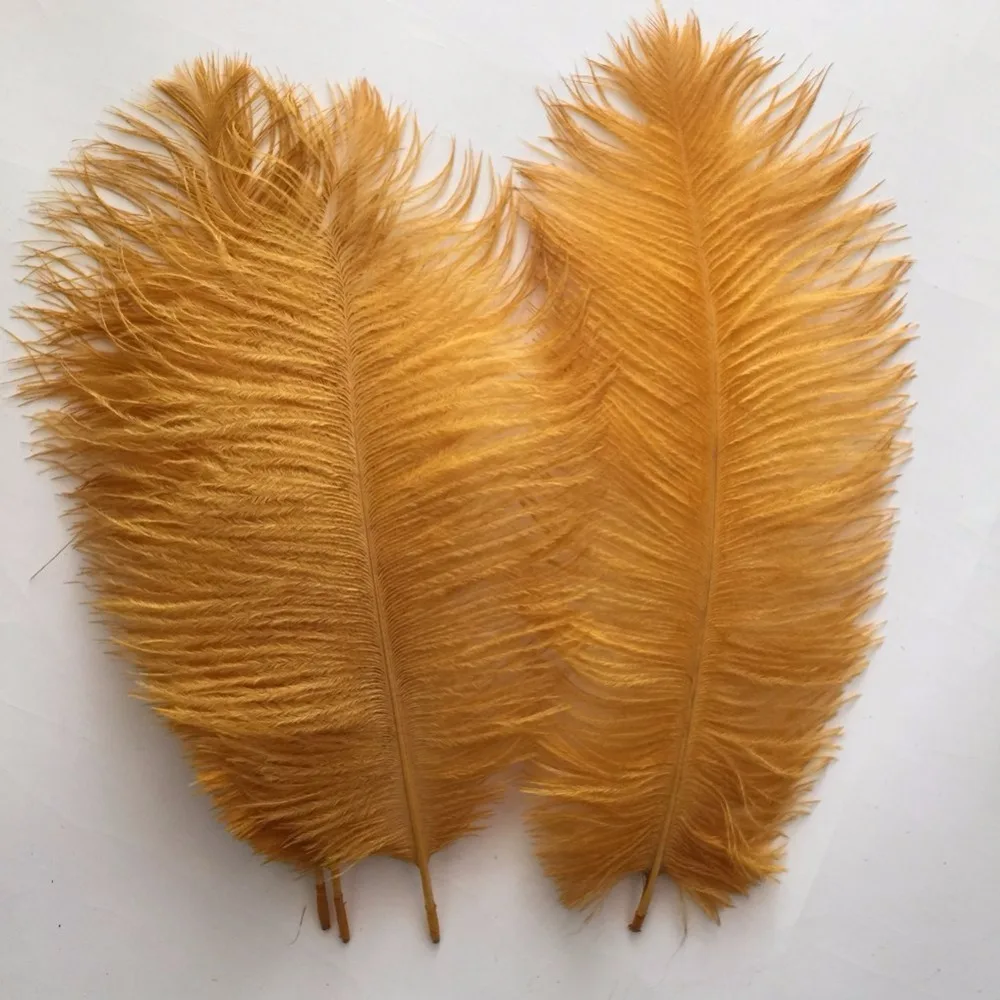 Birthday Parties Gold Dipped Wedding and Party Dress-ups Coceca 36PCS Gold Dipped Natural White Feathers for Various Crafts